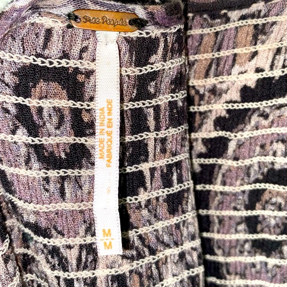 Free People Smocked Boho Paisley Print Midi Dress - Picture 9 of 11